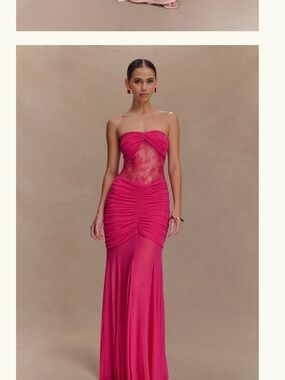 Meshki | Dresses | Meshki Paige Ruched Side Cut Out Maxi Dress | Poshmark